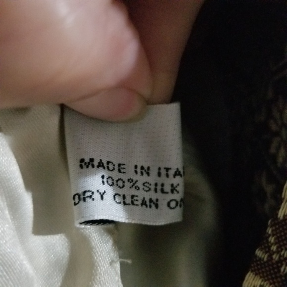 Azada By Tara Haggiag 100% Silk Jacket Made Italy - Picture 4 of 8